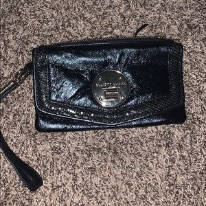 Elliot Lucca black wristlet